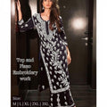 Classy Chikankari Embroidery 2Pcs Suit Collection For Women