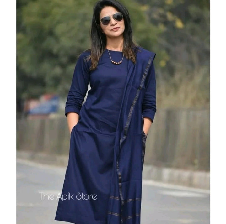 Deepavali Cotton 3PC Ready Wear  Kurta  (BAJU) Set (S-3XL)