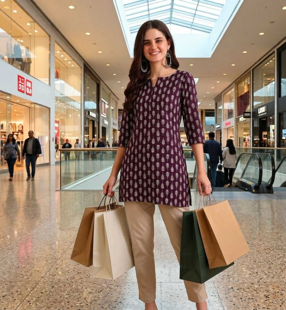 Ready To Wear  Printed  Tops  Collection For Women  001
