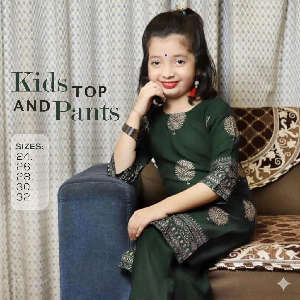 Adorable 2 Pcs Cotton Suit For Kids