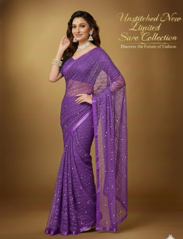 Beads  Work Saree Collection For Women