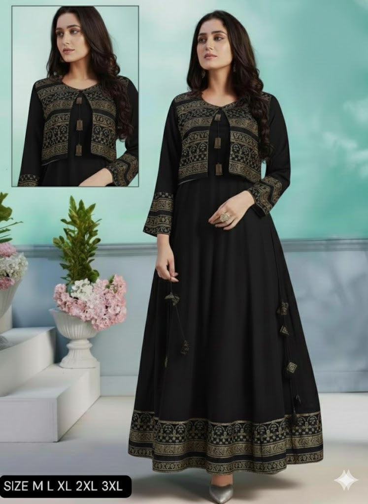 Stunning Rayon Cot Gown For Women