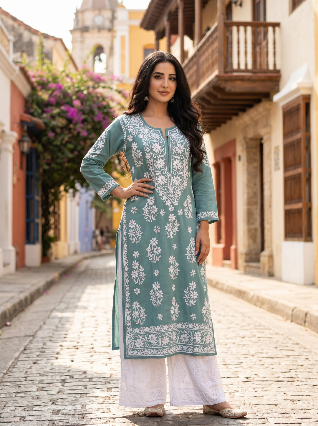 Premium Kurti Plazzo 2pcs Set  Collection For Women