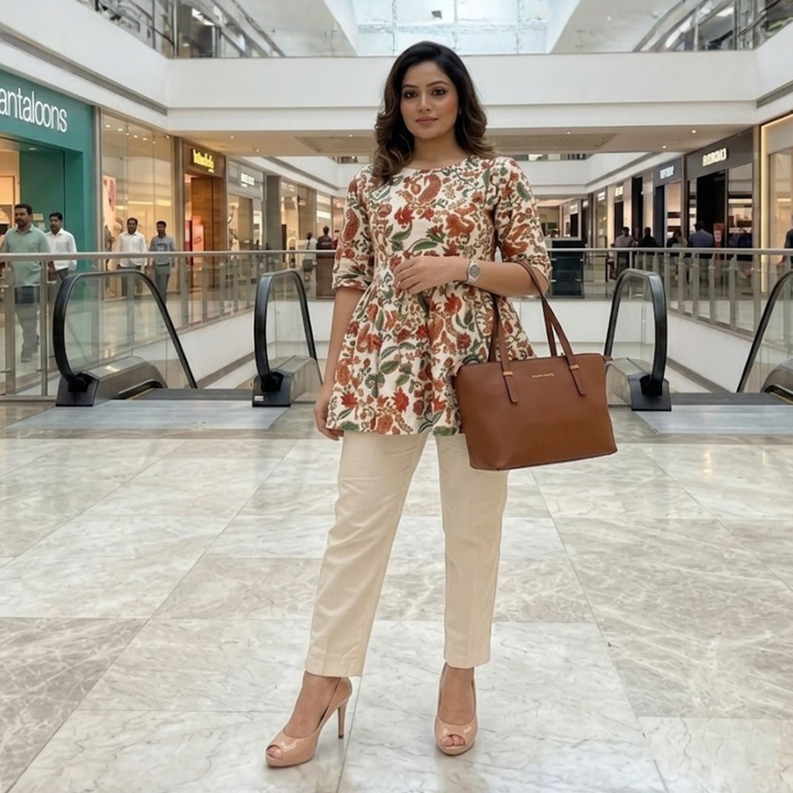 Premium Georgette Short Frock – Ready to Wear