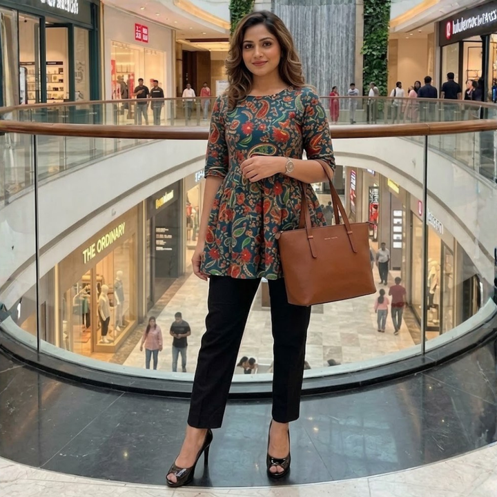 Premium Georgette Short Frock – Ready to Wear