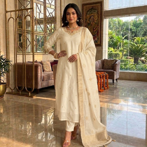 Glamorous Ready To Wear  3PCS Suit For Women  PPP
