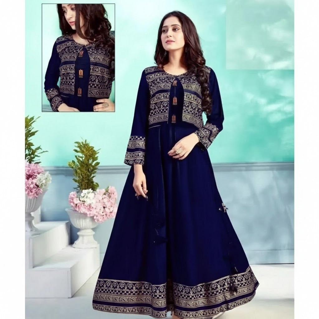 Stunning Rayon Cot Gown For Women