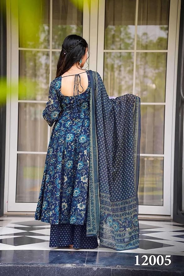 Beautiful  Printed 3 Pieces  Suit For Women  003