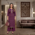Rayon Palazzo 2 Piece Suit