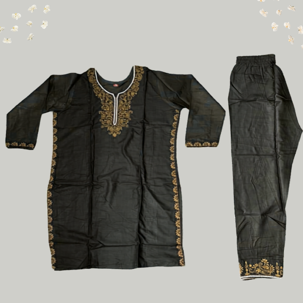 Ready To Wear Embroidery 2Pcs Suit For Women