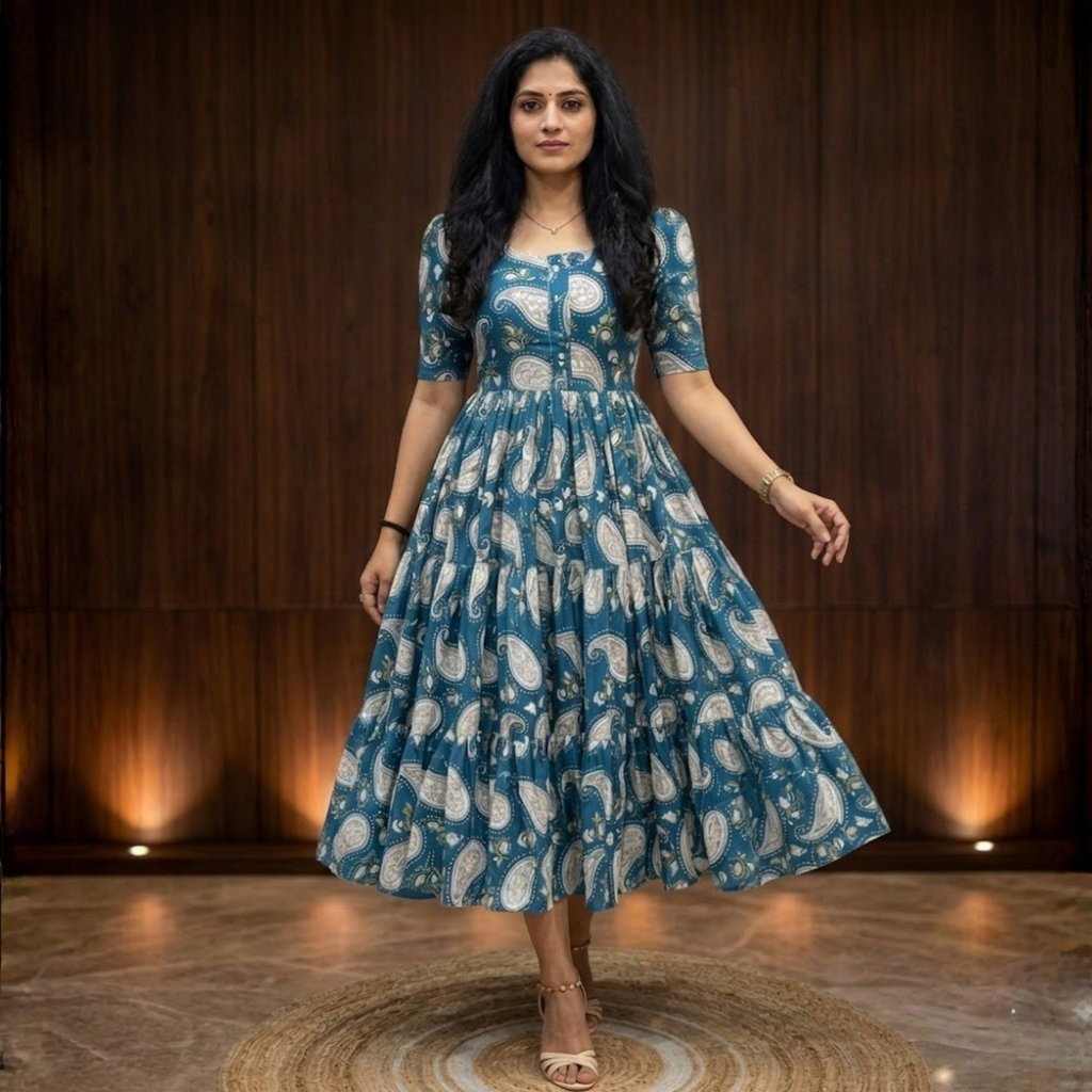Soft Cotton Elegent Gown  Collection For Women
