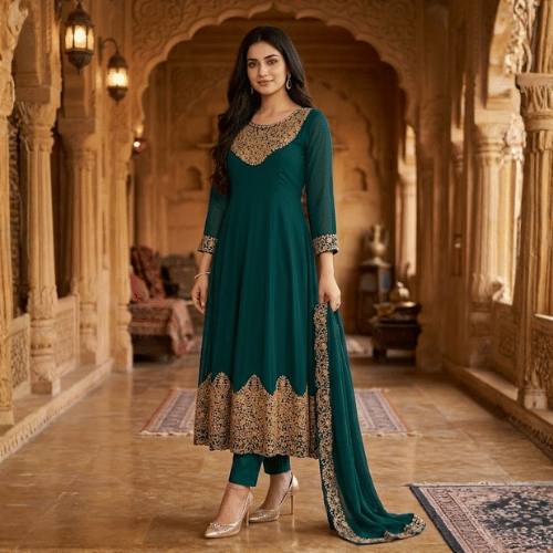Embroidery Stunning 3PCS  Suit  Collection For Women
