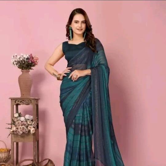 Printed  Beautiful  Silk Saree For Women