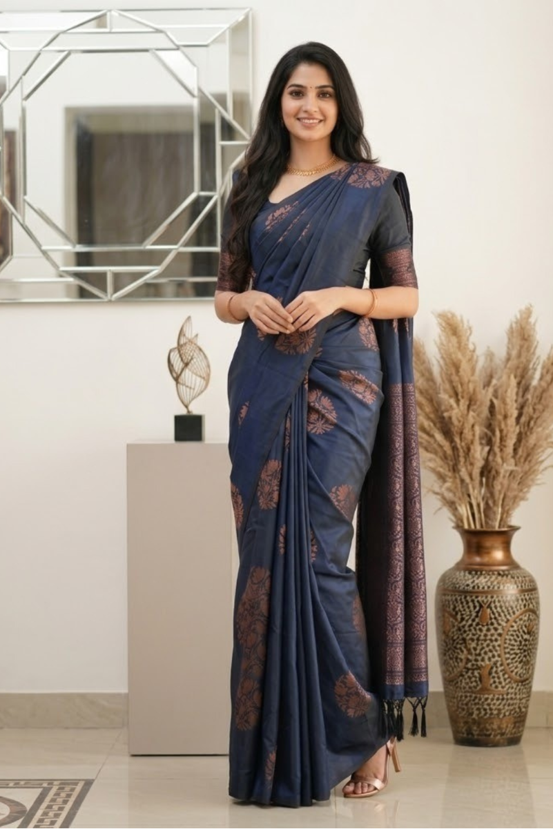 Elegant Pallu & Jacquard Work Saree Collection For Women