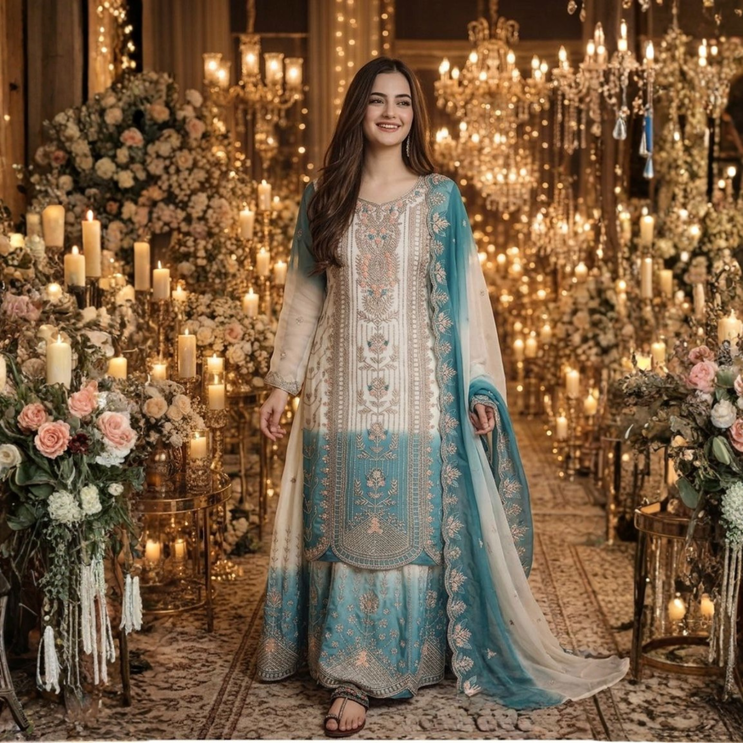 3 Piece Ready to Wear Embroidery Suit