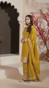 Classic Heavy Chinon Embroidered Suit