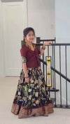 Zari Weaving Work Designer Lehenga-Choli for Festive & Marriage Season