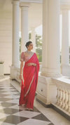 Shilpa Shetty Kundara Mirror Work Rangoli Silk Saree
