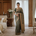 High-quality  Unstitched Banarasi Silk Saree For Women