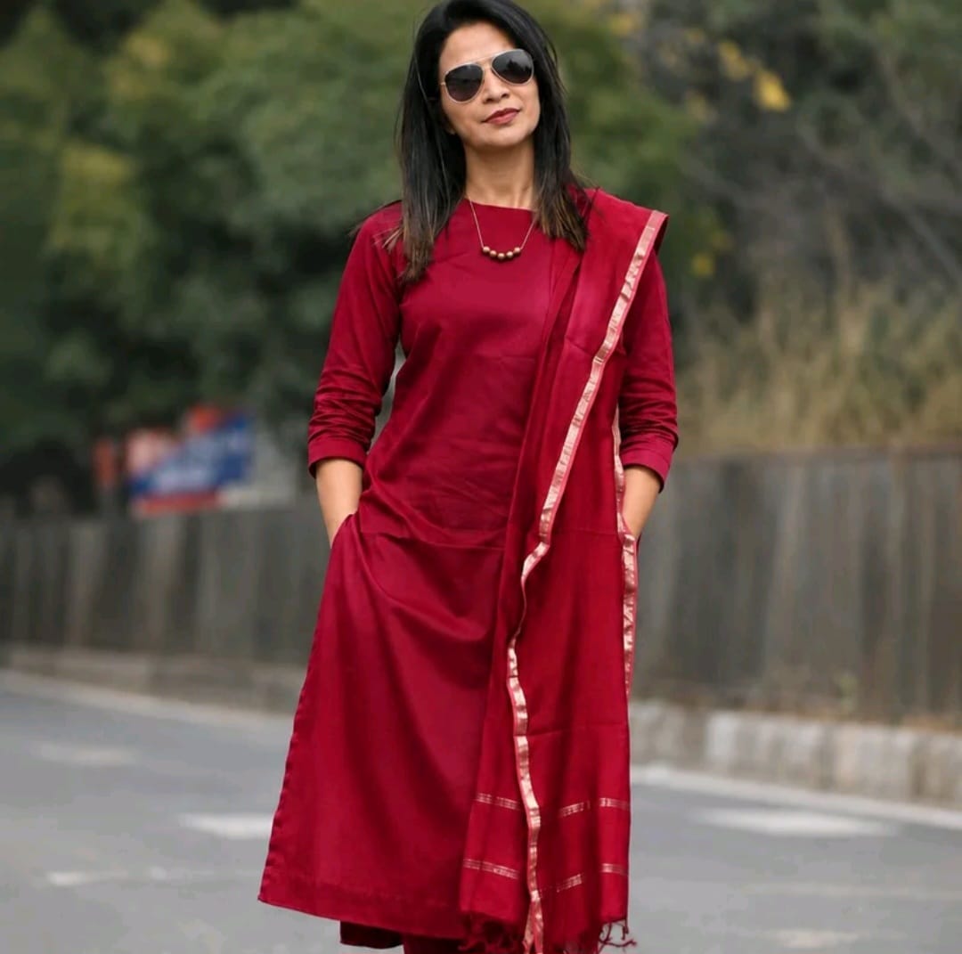 Deepavali Cotton 3PC Ready Wear  Kurta  (BAJU) Set (S-3XL)