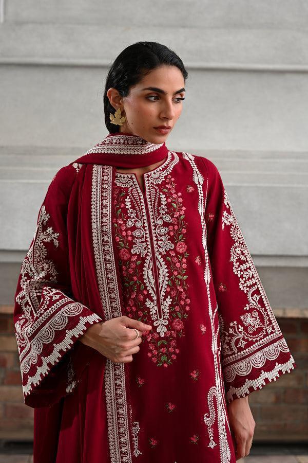 Cambric Lawn &amp; Semi Pure Chiffon Dupatta