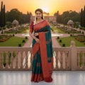 Pure Silk Unstitched Saree For Women