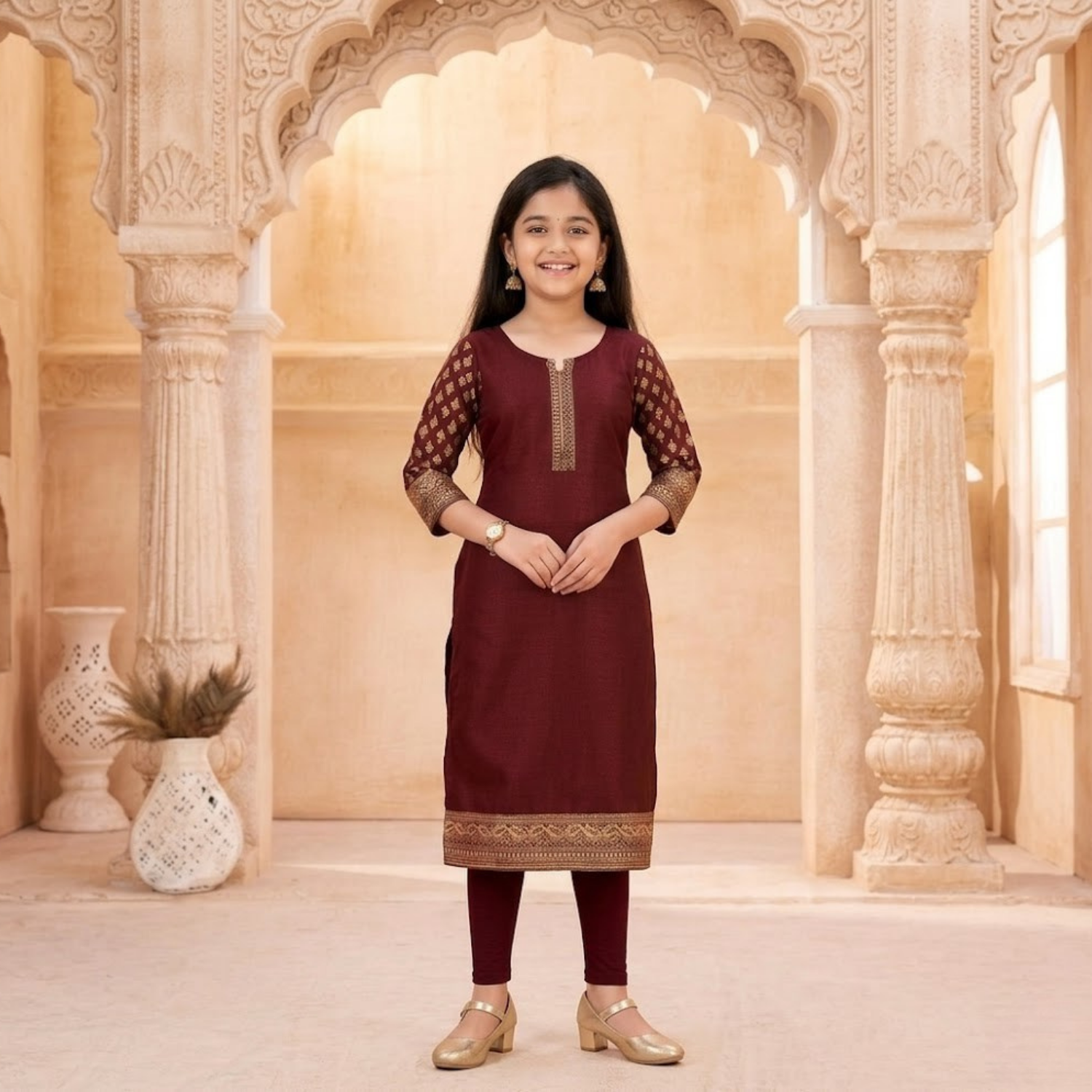 Stylish Cotton Kurti for Kids