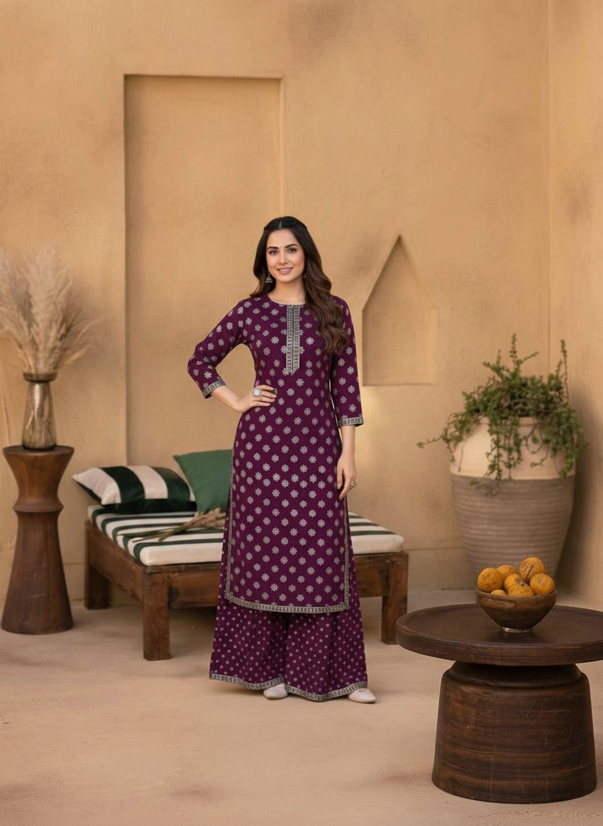 Palazzo Suit Set