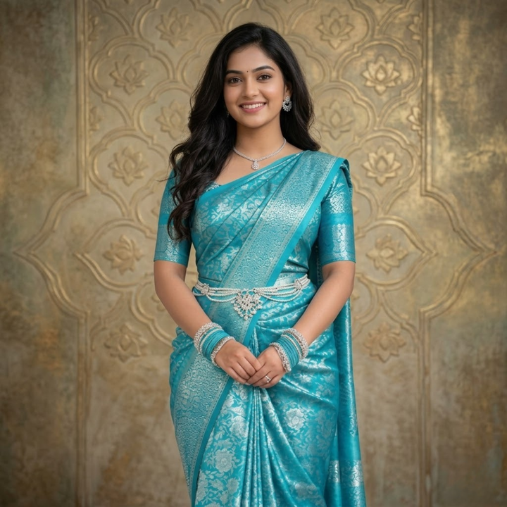 BEAUTIFUL RICH PALLU &amp; JACQUARD WORK  SAREE COLLECTION FOR WOMEN