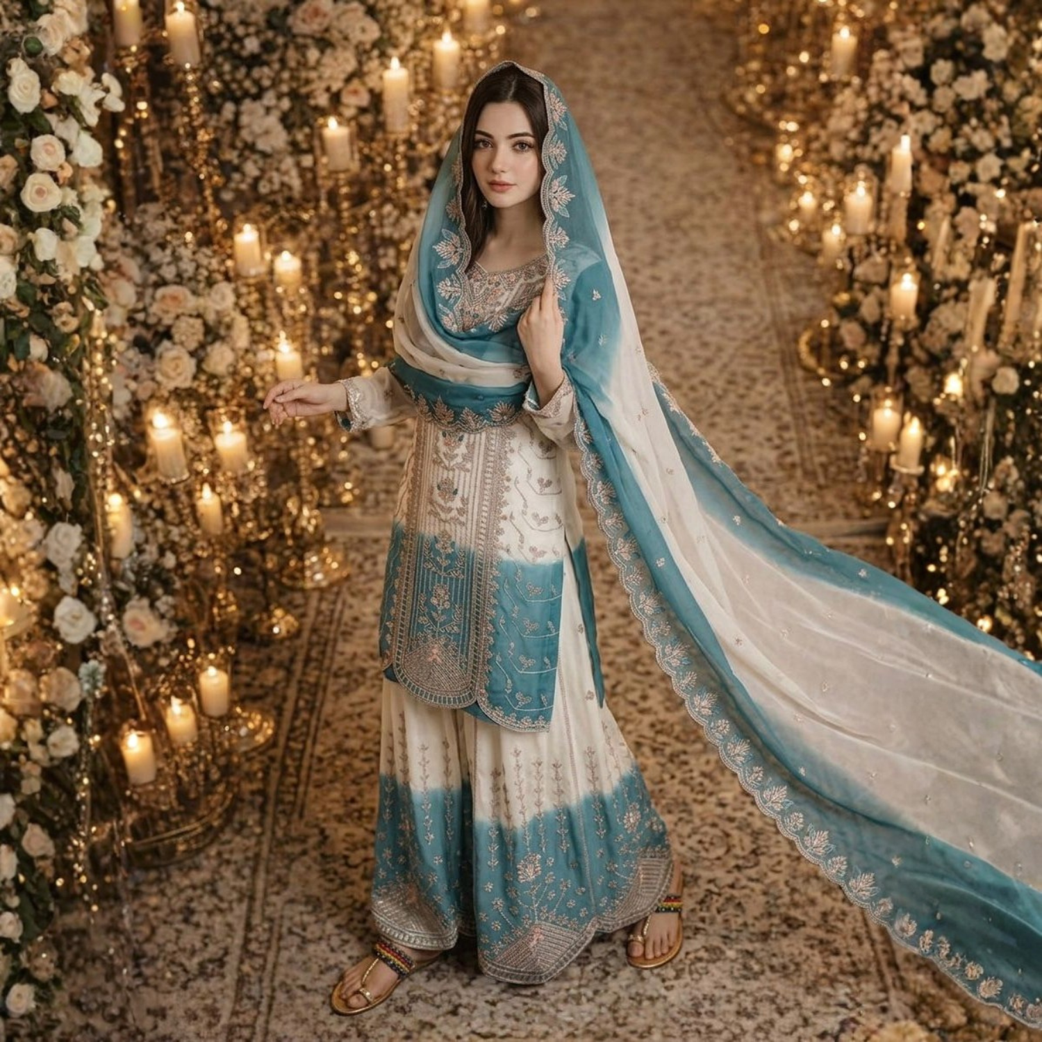3 Piece Ready to Wear Embroidery Suit
