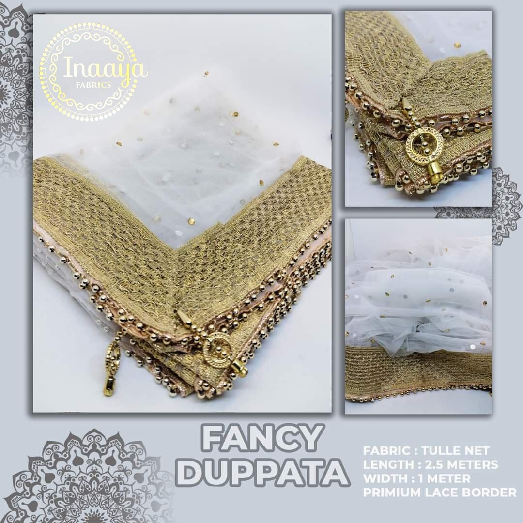 Fancy Dupatta Design By Inaaya Collection