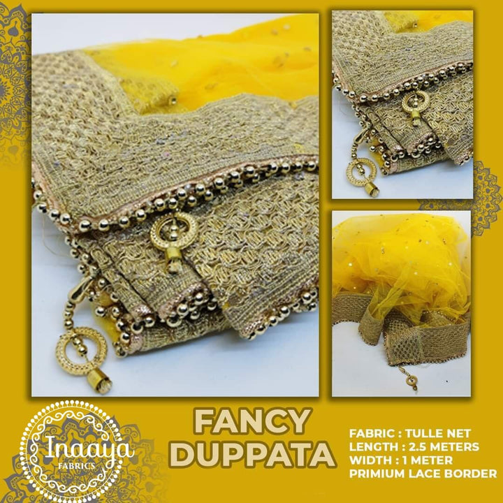 Fancy Dupatta Design By Inaaya Collection