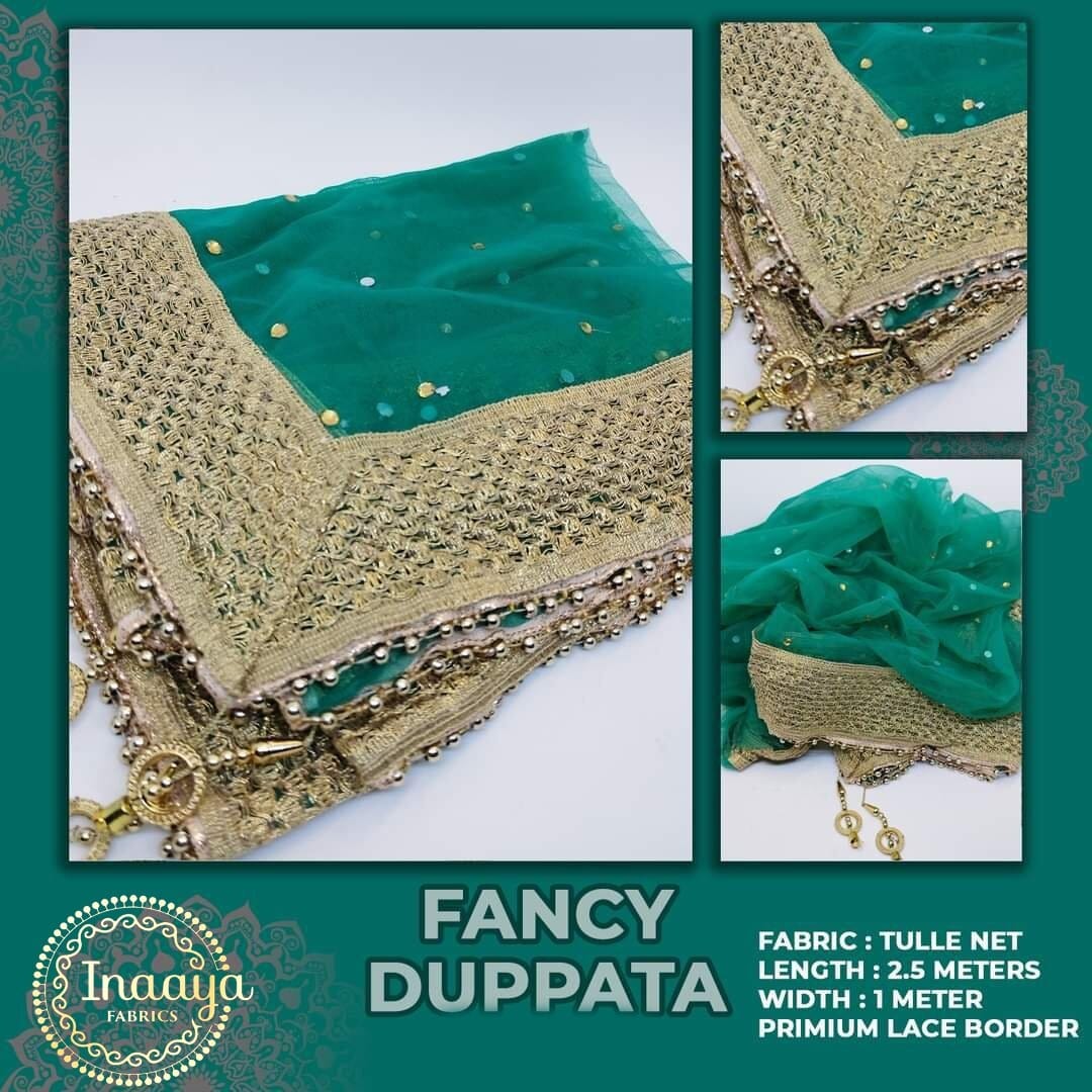 Fancy Dupatta Design By Inaaya Collection