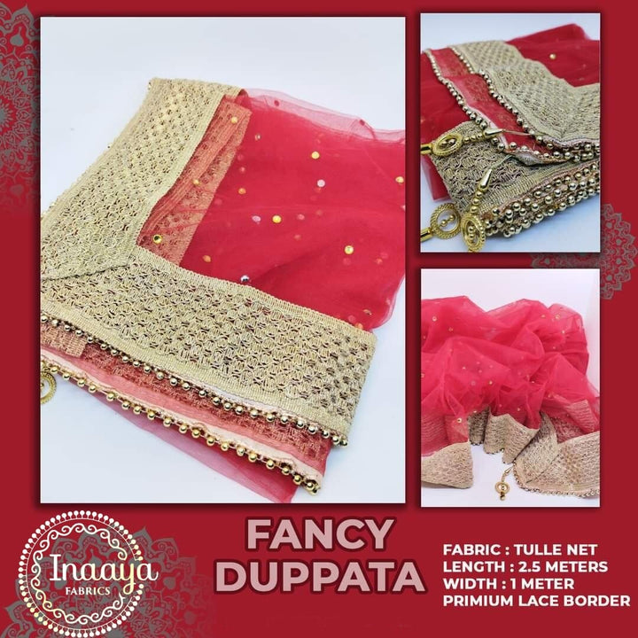 Fancy Dupatta Design By Inaaya Collection