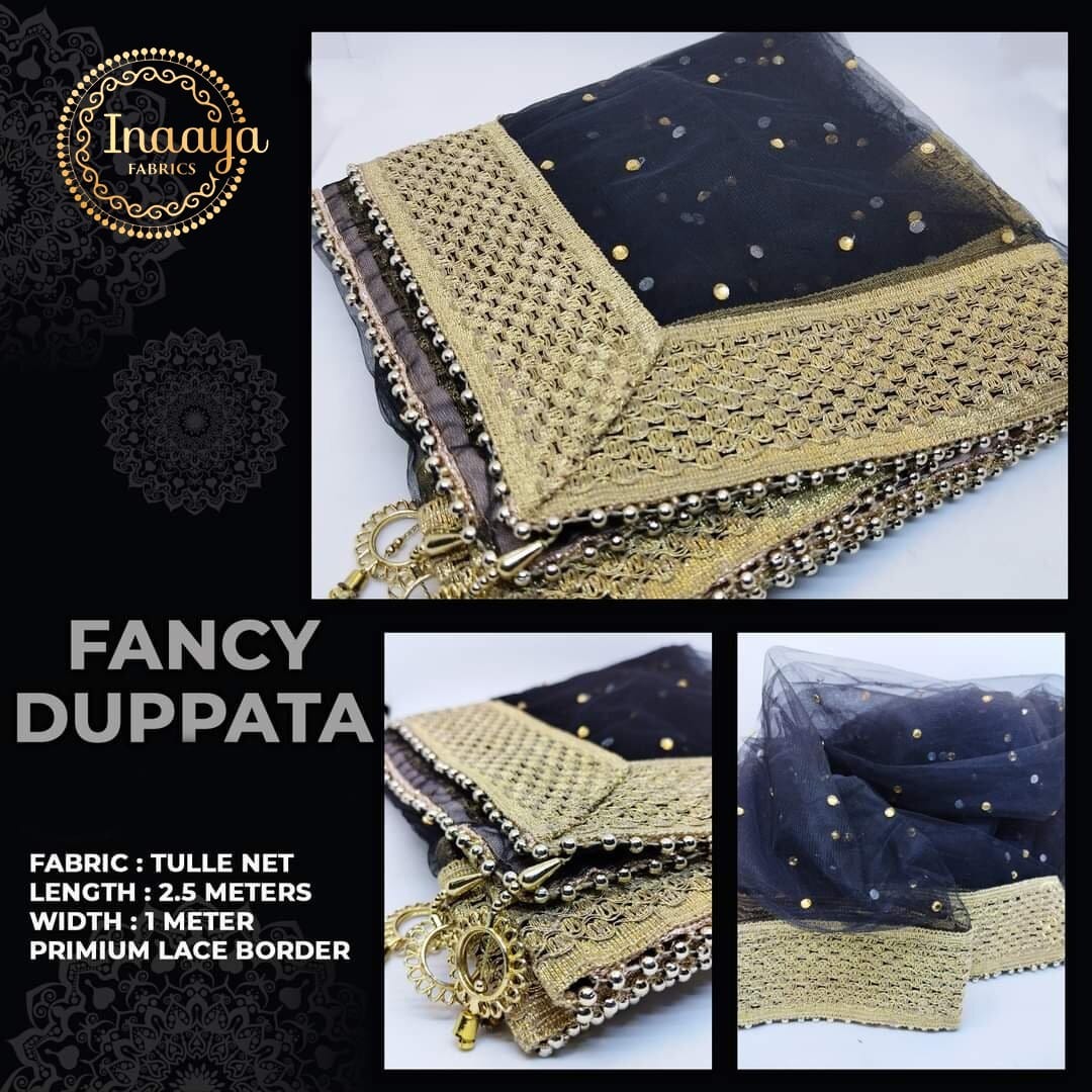 Fancy Dupatta Design By Inaaya Collection