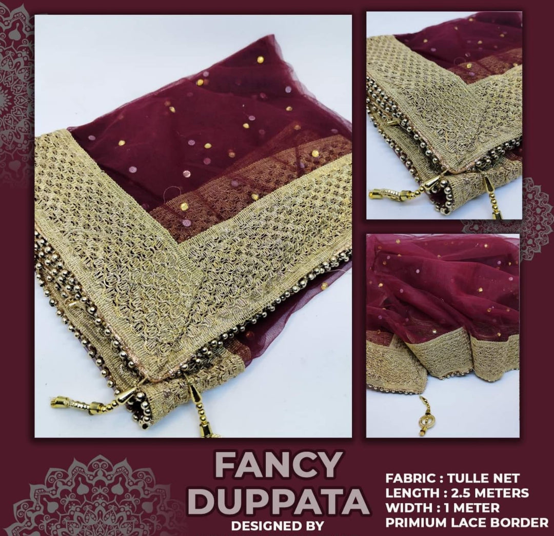 Fancy Dupatta Design By Inaaya Collection